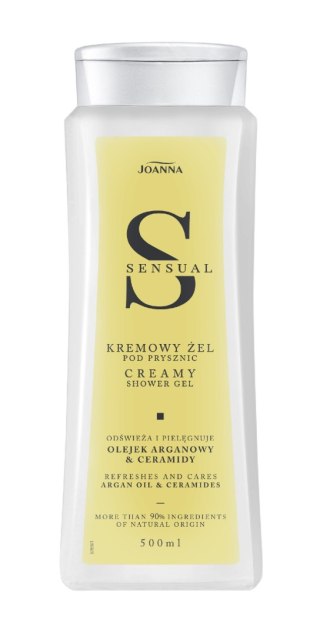 JOANNA JOANNA Sensual Kremowy żel pod prysznic - Olejek arganowy i Ceramidy 500 ml
