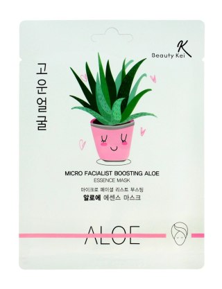 KOREA BEAUTY KEI Maseczka na płacie kojąco-nawilżająca Aloe - 1 sztuka
