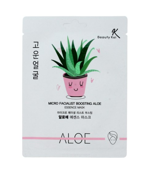 KOREA BEAUTY KEI Maseczka na płacie kojąco-nawilżająca Aloe - 1 sztuka