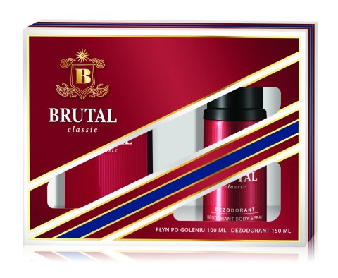 LA RIVE Brutal Zestaw prezentowy Classic (płyn po goleniu 100 ml + dezodorant spray 150 ml)