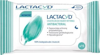 LACTACYD LACTACYD Antibacterial Chusteczki do higieny intymnej 1 op. - 15 szt.