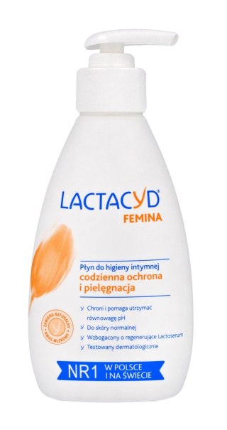 LACTACYD LACTACYD Femina Płyn do higieny intymnej z pompką 200 ml