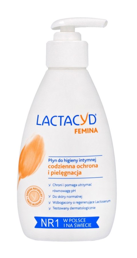 LACTACYD LACTACYD Femina Płyn do higieny intymnej z pompką 200 ml