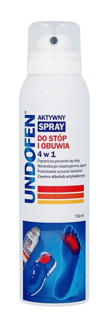 LACTACYD UNDOFEN Aktywny spray do stóp i obuwia 4w1 150 ml