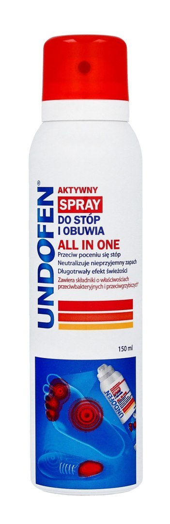 LACTACYD UNDOFEN Aktywny spray do stóp i obuwia All in One 150 ml