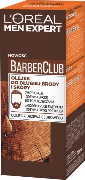 LOREAL LOREAL Men Expert Barber Club Olejek do długiej brody i skóry 30 ml