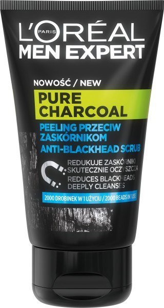 LOREAL LOREAL Men Expert Pure Charcoal Peeling przeciw zaskórnikom 100 ml