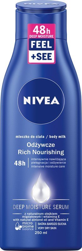 NIVEA NIVEA Body Milk Odżywcze mleczko do ciała 250 ml