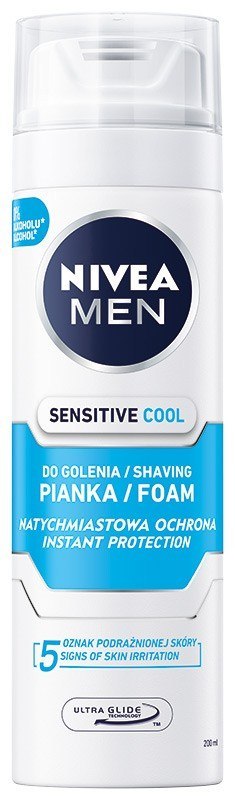 NIVEA NIVEA MEN Chłodząca pianka do golenia Sensitive Cool 200 ml