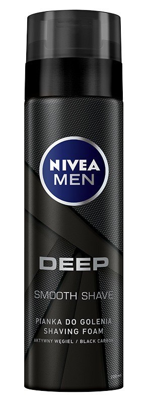 NIVEA NIVEA MEN Pianka do golenia Deep Smooth Shave 200 ml