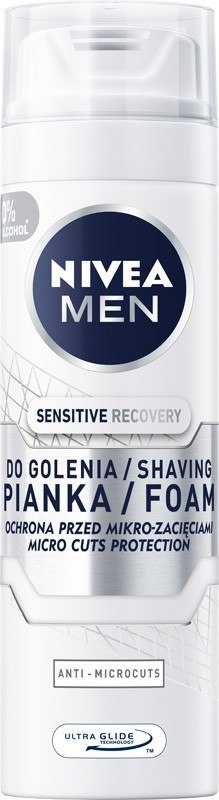 NIVEA NIVEA MEN Regenerująca pianka do golenia Sensitive Recovery 200 ml