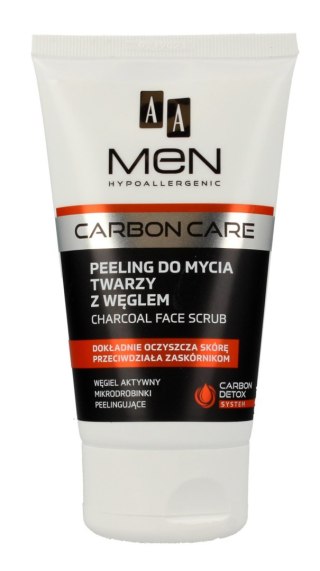 OCEANIC AA Men Carbon Care Peeling do mycia twarzy z węglem 150ml