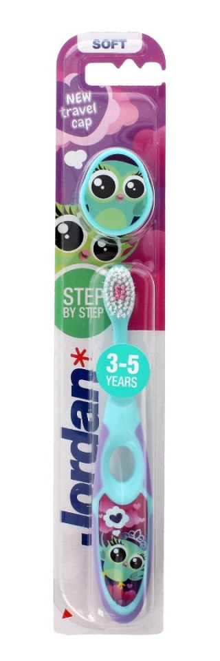 ORKLA JORDAN Step By Step Szczoteczka do zębów dla dzieci 3-5 lat Soft - mix wzorów