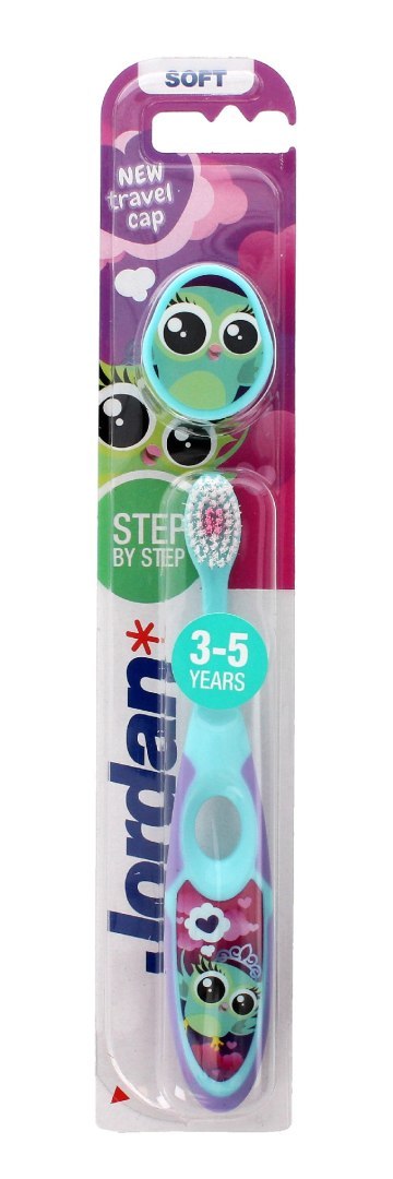 ORKLA JORDAN Step By Step Szczoteczka do zębów dla dzieci 3-5 lat Soft - mix wzorów