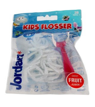 ORKLA Jordan Kids Flosser Nici dentystyczne dla dzieci 5+ 1op.-36szt