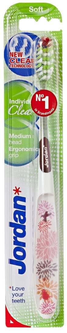 ORKLA Jordan Szczoteczka do zębów Individual Clean Soft 1szt - mix kolorów