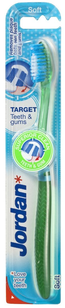 ORKLA Jordan Szczoteczka do zębów Target Teeth & Gums soft mix kolorów 1szt