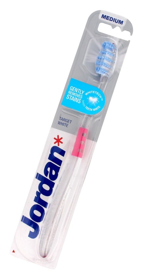 ORKLA Jordan Szczoteczka do zębów Target White medium - mix kolorów 1szt