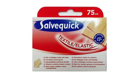 ORKLA Salvequick Plastry Textile do cięcia 75cm 1szt
