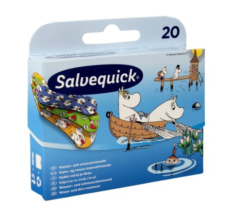 ORKLA Salvequick Plastry dla dzieci Muminki 1op.-20szt