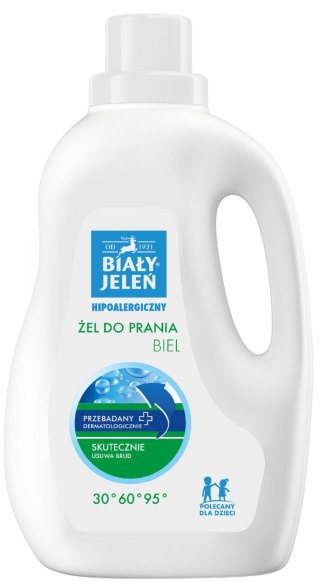 POLLENA Biały Jeleń Hipoalergiczny żel do prania - biel 1.5L