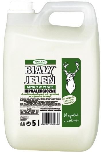 POLLENA Biały Jeleń Mydło hipoalergiczne w płynie 5l