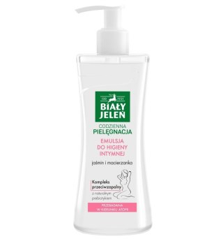 POLLENA Biały Jeleń Premium Emulsja do higieny intymnej hipoalergiczna jaśmin i macierzanka 265ml