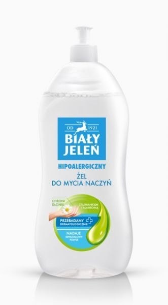 POLLENA Biały Jeleń Żel do mycia maczyń z rumiankiem i alantoiną 1l