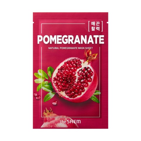 SAEM THE SAEM Natural Mask Sheet Maska na tkaninie Pomegranate