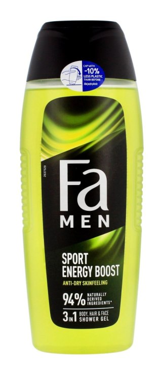 SCHWARZKOPF Fa Men Xtreme Sport Energy Boost Żel pod prysznic 3w1 400 ml
