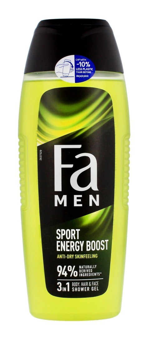 SCHWARZKOPF Fa Men Xtreme Sport Energy Boost Żel pod prysznic 3w1 400 ml