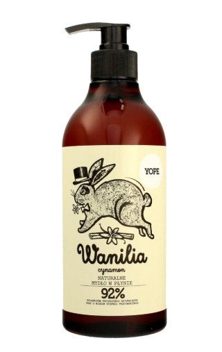 YOPE YOPE Mydło w płynie WANILIA i CYNAMON 500 ml