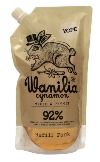 YOPE YOPE Mydło w płynie WANILIA i CYNAMON 500 ml
