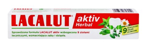 ZDROVIT Lacalut Pasta do zębów Activ Herbal 75 ml