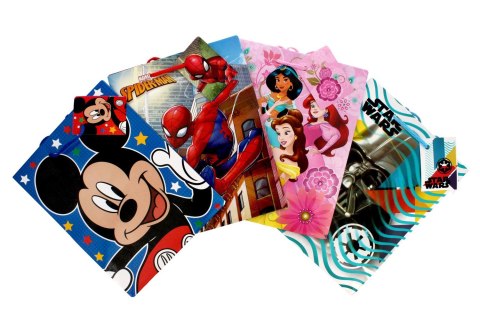 ART.ROZNE MK Torebka prezentowa Disney - rozmiar M 1szt - mix wzorów