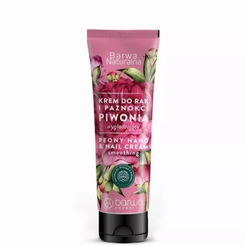 BARWA BARWA Naturalna Krem do rąk i paznokci wygładzający - Piwonia 100ml