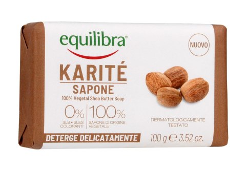 BEAUTY FORMULAS Equilibra Karite Mydło w kostce z masłem Shea 100g