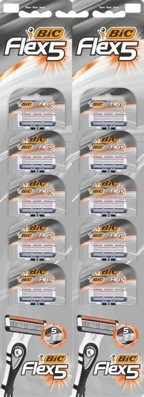 BIC Bic Maszynka do golenia BIC Flex 5 karta - 1op.-10szt