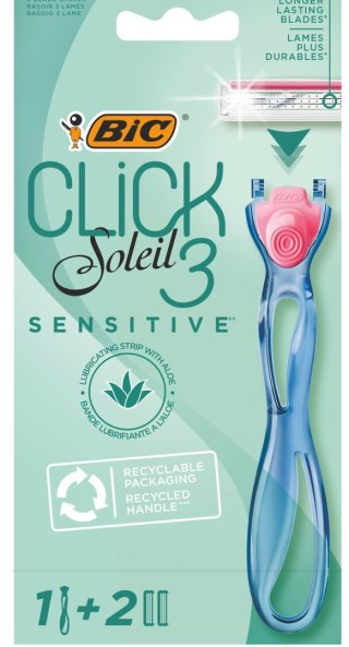 BIC Bic System Maszynka do golenia damska Click Soleil 3 Sensitive 1szt.