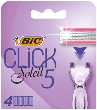 BIC Bic System Wkłady do damskiej maszynki do golenia Click Soleil 5 1op.-4szt