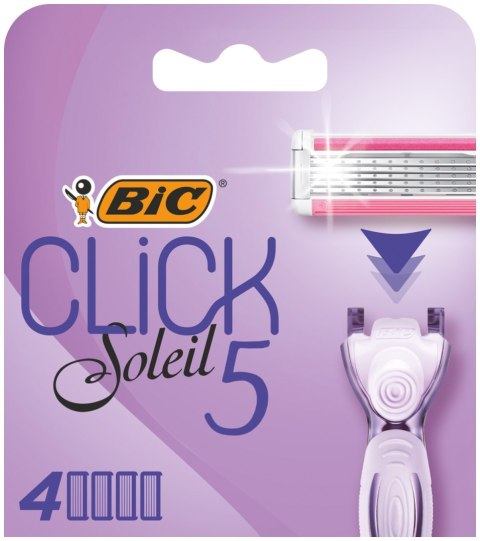 BIC Bic System Wkłady do damskiej maszynki do golenia Click Soleil 5 1op.-4szt