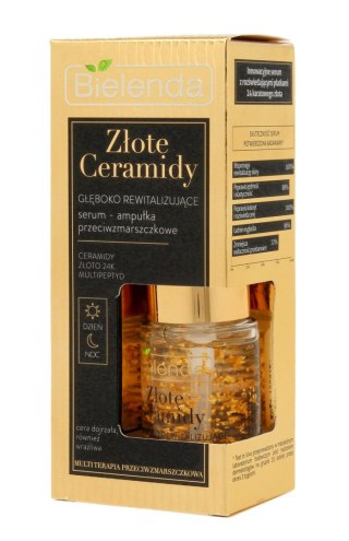 BIELENDA Bielenda Złote Ceramidy Głęboko rewitalizujące Serum-ampułka przeciwzmarszczkowe na dzień i noc 30ml