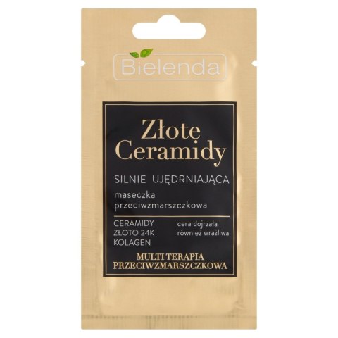 BIELENDA Bielenda Złote Ceramidy Silnie Ujędrniająca Maseczka przeciwzmarszczkowa 8g