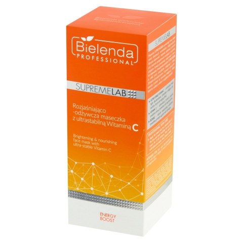 BIELENDA PROFESSIONAL BIELENDA PROFESSIONAL Supremelab Energy Boost Rozjaśniająco-odżywcza maseczka ze stabilną witaminą C 70 ml