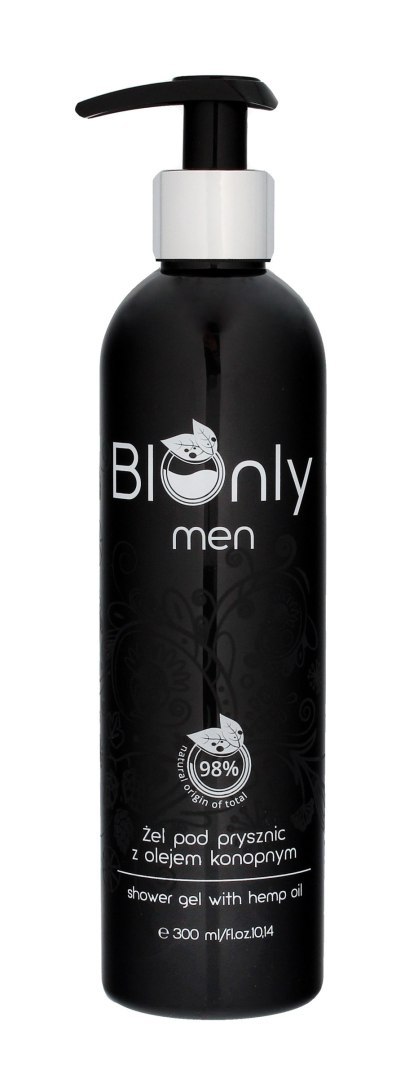 BIONLY BIOnly Men Żel pod prysznic z olejem konopnym 300ml