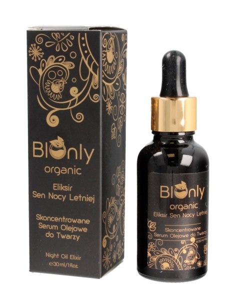BIONLY BIOnly Organic Eliksir Sen Nocy Letniej Skoncentrowane Serum olejowe do twarzy 30ml