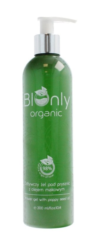BIONLY BIOnly Organic Odżywczy Żel pod prysznic z Olejem Makowym 300ml