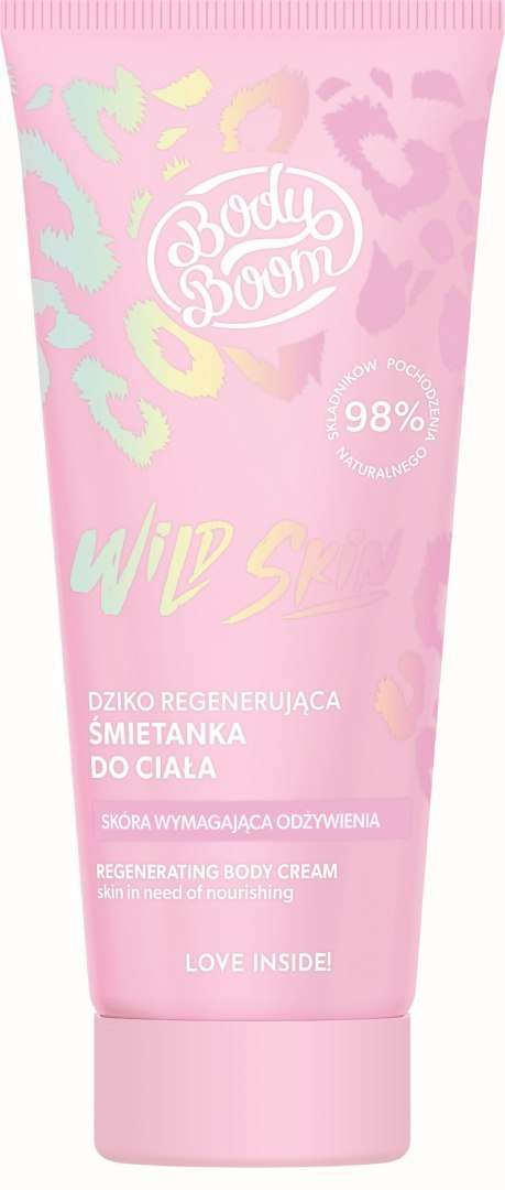 BODY BOOM / SHE Body Boom Wild Skin Dziko Regenerująca Śmietanka do ciała dla skóry wymagającej odżywienia 200ml
