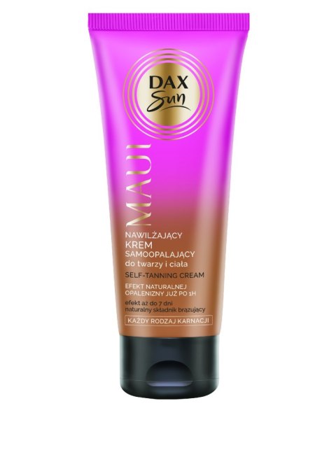 DAX DAX SUN Krem samoopalający do twarzy i ciała nawilżający Maui 75 ml