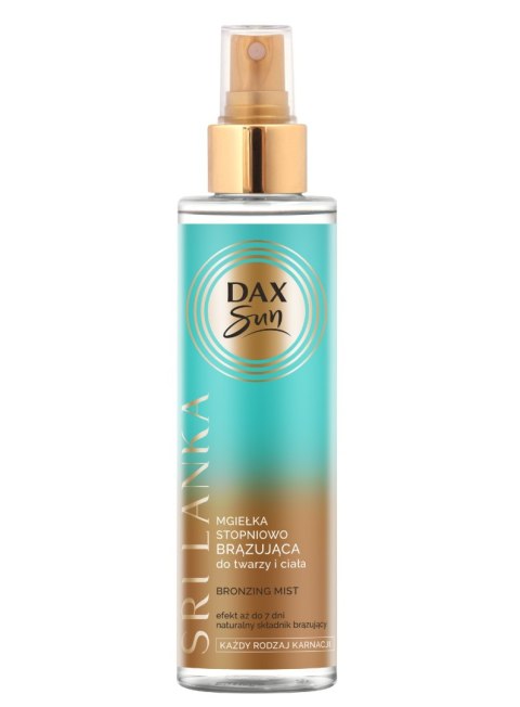 DAX DAX SUN Mgiełka stopniowo brązująca do twarzy i ciała Sri Lanka 200 ml
